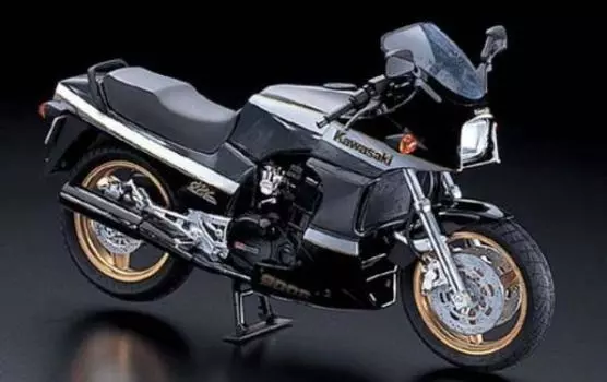 Велосипед Aoshima Bunka Kyozaisha 1/12 Naked No.5 GPZ900R Ninja 02 , модель черный