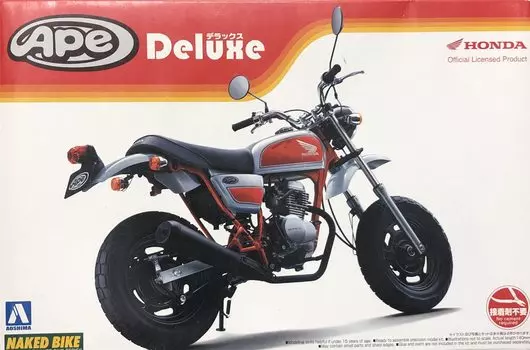 Велосипед Aoshima Bunka Kyozaisha серии Honda Ape 50 Deluxe, пластиковая модель 1/12 № 57