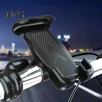 Велосипед, езда на открытом воздухе, мотоцикл, крепление для телефона, работа одной рукой, электромобиль, мотоцикл, универсальный навигационный кронштейн, скутер, металлический держатель для сотового телефона чёрный