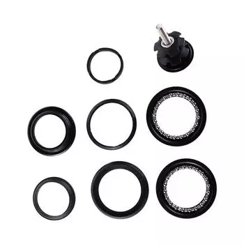 Велосипед MTB, шоссейный велосипед, цинковый сплав, черная велосипедная рулевая колонка без резьбы, внешняя рулевая колонка, рулевая труба 1 1/8 чёрный