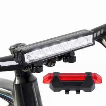 Велосипед SecurityIng 1400 люмен с хвостом, супер яркий, USB 5, затемнение, 4000 мАч, большой, IPX4, совместимый с шоссейными велосипедами и кроссовыми, может использоваться как идеальный