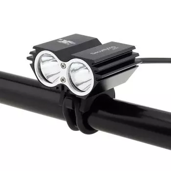 Велосипед SecurityIng 700 Яркий шоссейный велосипед USB 4 затемнение IPX5 Изготовлен из алюминия Легко пересечь велосипед Идеально подходит для ночных поездок и восхождений в горы чёрный