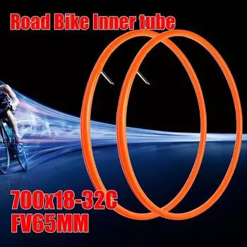 Велосипед шоссейный Сверхлегкая камера 700x18-32 FV 65 мм 28 г Presta-Valve