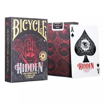 Велосипед Скрытые игральные карты Колода покерного размера Карточные игры Волшебные трюки