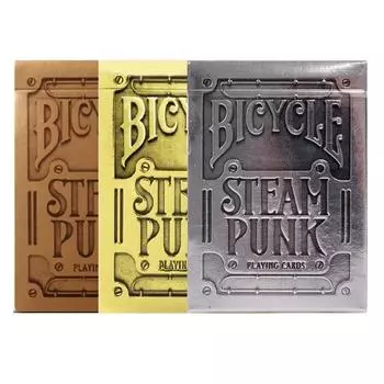Велосипед Стимпанк Игральные карты Колода Карточные игры Волшебные трюки бронзовый