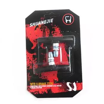 Велосипед V-Brake Brake Leather Brake Leather Black MTB V-Brake Велосипедные аксессуары чёрный