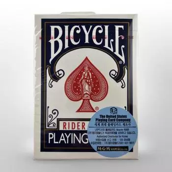 Велосипед ВЕЛОСИПЕД, настоящая козырная карта Холдем 1р, представительница Кореи, настольная игра