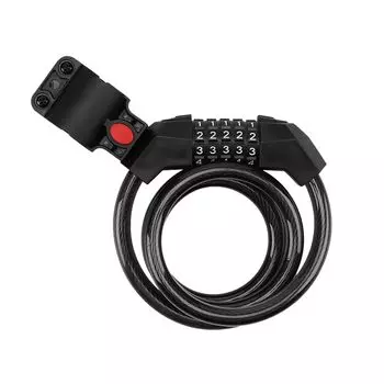 Велосипед Велосипед Шоссейный Велосипед Кроссовый Велосипед Ржавчина Цинк Длина 5 Кабель Без Ключа Бесплатный Пароль Подходит для Кросс-Шоссе и Держателя Велосипеда Ключ, Замок, Ключ,