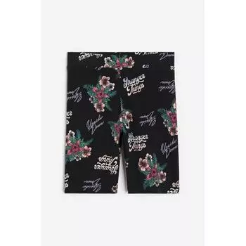 Велосипедки с принтом HM Черные Stranger Things