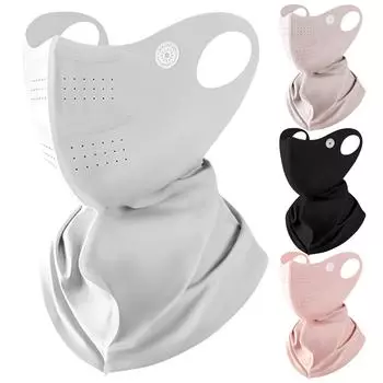 Велосипедная Балаклава с УФ-защитой, подвесная маска для ушей, летняя солнцезащитная маска для походов в лагерь серый