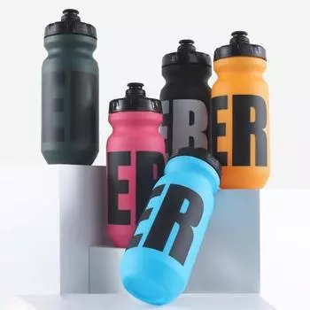 Велосипедная бутылка для воды, большая емкость, герметичная сжимаемая портативная бутылка для питья, не содержащая BPA синий