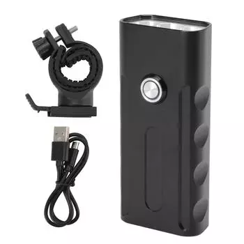 Велосипедная фара 3 светодиода T6 IPX5 водонепроницаемая перезаряжаемая 5200 мАч велосипедные аксессуары для ночной езды