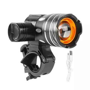 Велосипедная фара с зарядкой от USB, суперяркая велосипедная фара, передняя велосипедная фара для ночного времени