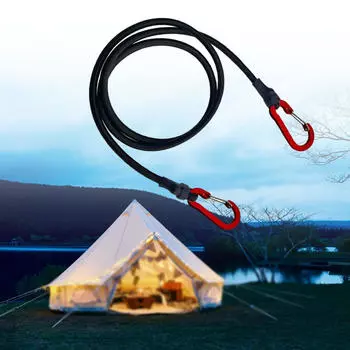 Велосипедная грузовая стойка, шнур, эластичный ремень, прочный прочный карабин, банджи, веревка для переноски багажа 60cm