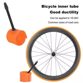 Велосипедная камера TPU для клапана Presta 700x23/25/28C для велоспорта MTB, шоссейного горного велосипеда фиолетовый