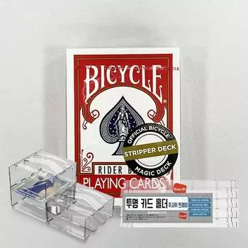 Велосипедная карта 808 Rider Bag Red Transparent Tray Holder Full Set