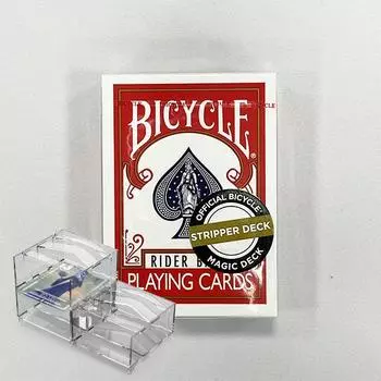 Велосипедная карта Stripper Red Transparent Tray Set