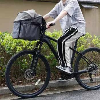 Велосипедная корзина для собак, ткань Оксфорд, переноска для домашних животных, рюкзак для маленьких средних кошек и собак CH001