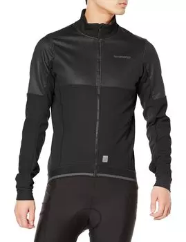 Велосипедная куртка SHIMANO 2021 года выпуска, куртка Beaufort, ЧЕРНАЯ S (Европейский размер) Предполагаемая высота: 167-173см