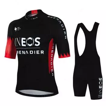 Велосипедная майка 2023 Pro Team Ineos Men Bicicleta Set Racing Bicycle Clothing Suit Breathable Mountain Bike Clothing Sportwears XXS