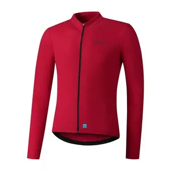 Велосипедная майка SHIMANO Element с длинным рукавом, красная, размер L (Европейский размер) Рост 177-183см красный