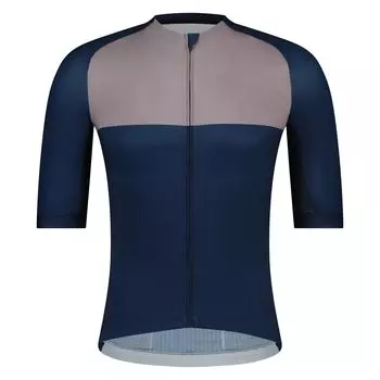 Велосипедная майка SHIMANO VELOCE с коротким рукавом, темно-синяя, размер S, расчетная цена (Европейский размер) Рост 167-173см