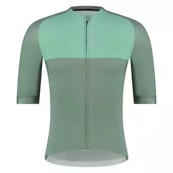 Велосипедная майка SHIMANO VELOCE с коротким рукавом, восстановление, зеленая, XS, расчетная цена (Европейский размер) Рост 157-167см