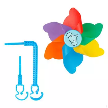 Велосипедная мельница вращается автоматически 3D весело кататься милое красочное украшение для скутера большинство elephant