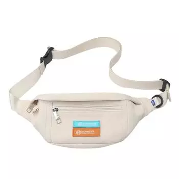 Велосипедная нагрудная сумка, мужская сумка через плечо, женская сумка через плечо, легкая спортивная сумка на пояс для бега бежевый