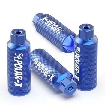 Велосипедная нога Volo PEGFOR BMX из алюминиевого сплава, ведущая, подходит для трюковой ноги для горного велосипеда, нога BMX, подходит для дюймовой оси, 2 шипа Polar-X, нескользящая