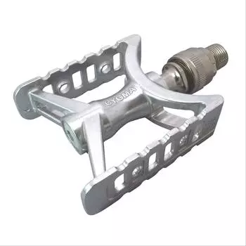 Велосипедная педаль Mikashima CYGMA Ezy Silver (МКС) (Сигма Изи) серебряный