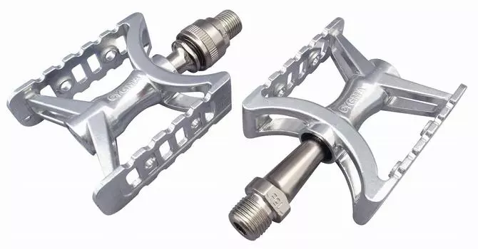 Велосипедная педаль Mikashima CYGMA OneSideEzy Silver (МКС) (Sigma OneSideEzy) серебряный