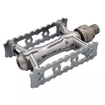 Велосипедная педаль Mikashima SYLVAN TOURING NEXT Ezy Superior Silver (МКС) серебряный