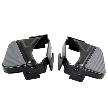 Велосипедная педаль на заднем сиденье, универсальная складная подставка для ног из высокоуглеродистой стали для горного велосипеда, велоспорт чёрный