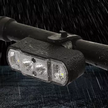 Велосипедная передняя фара, светодиодная велосипедная водонепроницаемая 4 режима, универсальная велосипедная фара