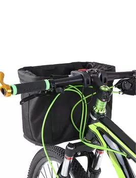 Велосипедная передняя корзина Съемная водонепроницаемая велосипедная корзина на руль Переноска для домашних животных Сумка для рамы Велосипедные аксессуары