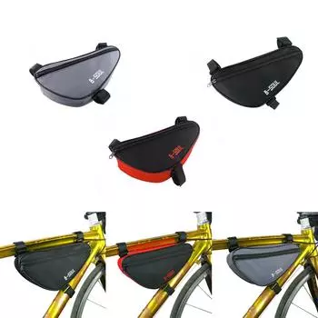 Велосипедная передняя трубчатая рама, сумка, держатель для велосипеда, седло, кофр One Size красный