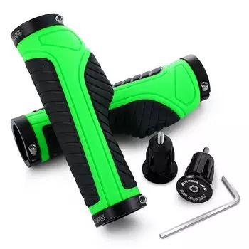 Велосипедная ручка BMX MTB Ergo Grip Rubber с алюминиевым стопорным кольцом Амортизация Эргономичная Кроссовый велосипед Mini Velo Anti-Slip