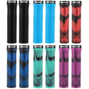 Велосипедная ручка LF #, нескользящая резиновая ручка, ручка для шоссейного велосипеда, подходит для руля диаметром 22,2 мм, гр. синий