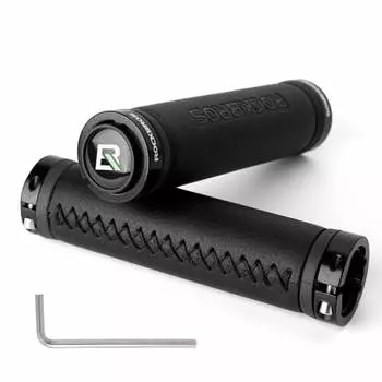 Велосипедная ручка ROCKBROS, ручка для кроссового велосипеда, противоскользящая, с алюминиевым стопорным кольцом, складной горный велосипед, мини-велосипед, универсальный, левый и правый, набор