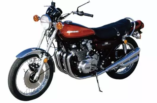 Велосипедная серия Aoshima Bunka Kyozaisha Kawasaki ZII Kai Super Custom, пластиковая модель 1/12 № 6