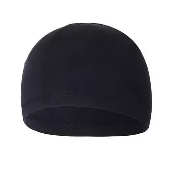 Велосипедная шапка-череп, дышащий велосипедный шлем, быстросохнущая шапка для бега (черный) КДЕ