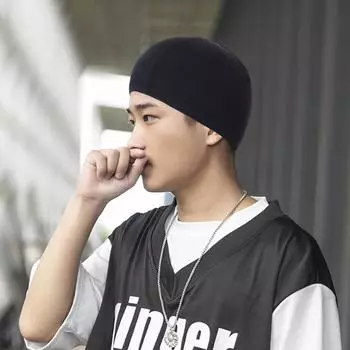 Велосипедная шапка-череп, дышащий велосипедный шлем, быстросохнущая шапка для бега (черный)