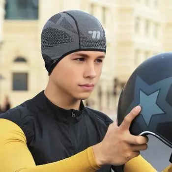 Велосипедная шапка для езды на открытом воздухе, ветрозащитная защита ушей, подкладка для шлема мотоцикла, шапочка для езды и бега