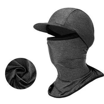 Велосипедная шапка Ice Silk, анти-УФ-защитный спортивный шарф, шлем для горного велосипеда, шапка-бандана для рыбалки светло-серый