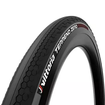 Велосипедная шина Vittoria Terreno Zero Gravel Tube Nontube Zero Gravel TNT 700x38c Mountain Graphene [Terreno G2.0] черная/серая