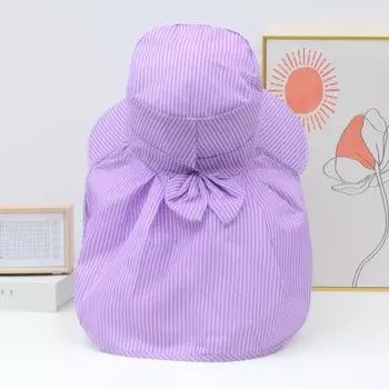 Велосипедная шляпа Солнцезащитный козырек для лица и шеи, дышащая, с широкими полями, противоскользящая, с защитой от УФ-излучения, эластичная лента, садоводство, открытый кофейный