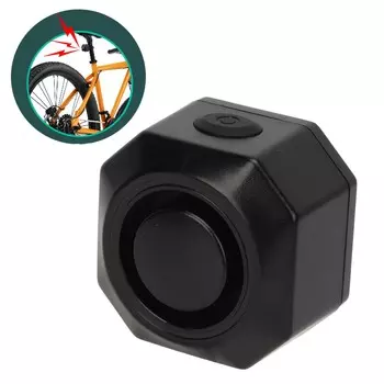 Велосипедная сигнализация, перезаряжаемая, 110 дБ, громкая, IP65, водонепроницаемая, предотвращает кражу, вибрацию, датчик движения, велосипедная сигнализация с пультом дистанционного управления