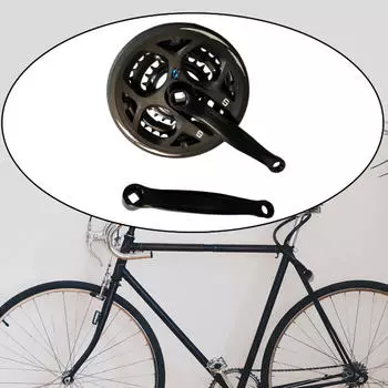 Велосипедная система шатунов 42/32/24T квадратная коническая звездочка легкий алюминиевый сплав простая установка 8/9 скоростей