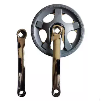 Велосипедная система шатунов с одной звездочкой, сменный комплект для езды на открытом воздухе, высокая прочность 165 мм